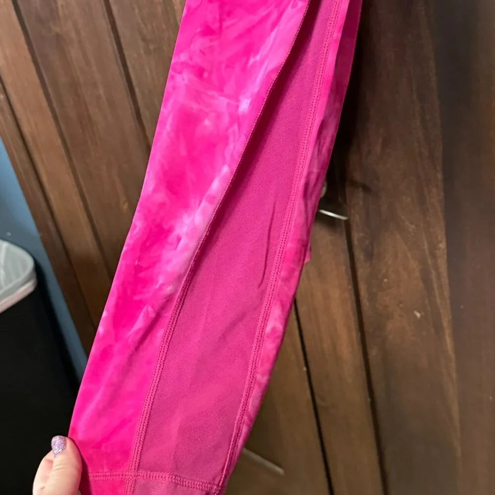 Zyia Active Hot Pink 3/4 Length Leggings Size 14-16 - Picture 3 of 4